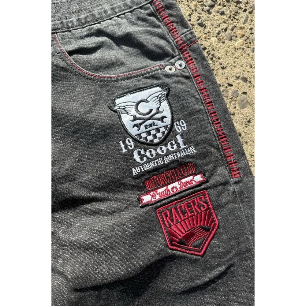COOGI Y2K Authentic Australian Wide Leg Mens Jeans Vintage‎ Measure 40x28*